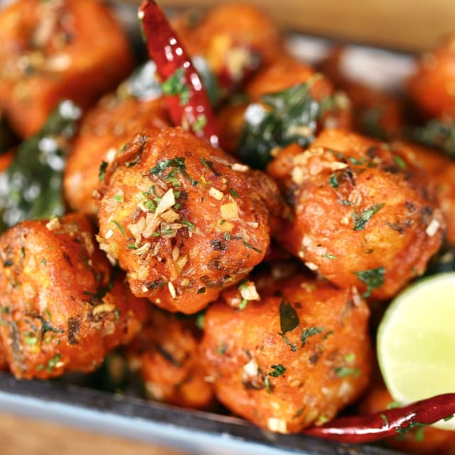 Paneer 65 Fry.