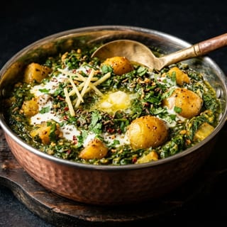 Saag Aloo