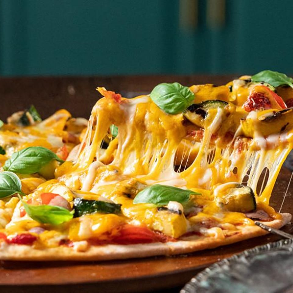 Savor Our Veggie Pizza
