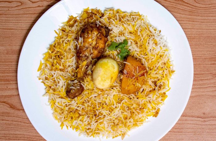 Fried Chicken Biryani