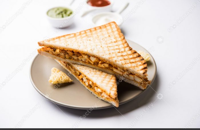 Grilled Panir Sandwich