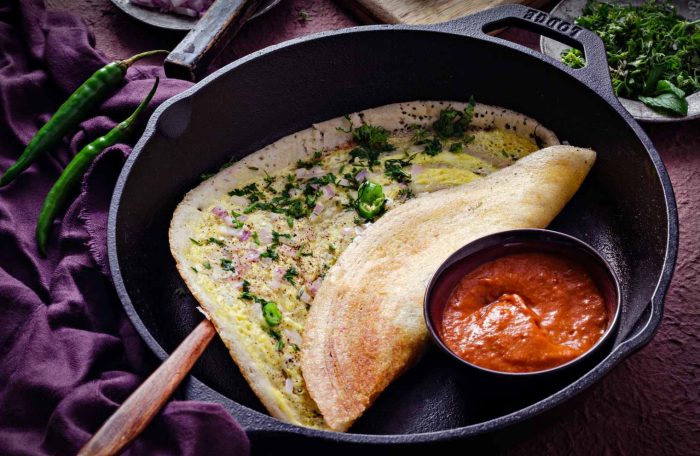 Egg Omlet Dosa