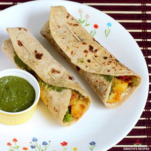 Mix Veg Kathi Roll