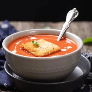 Railway Style Basil Tomato Soup